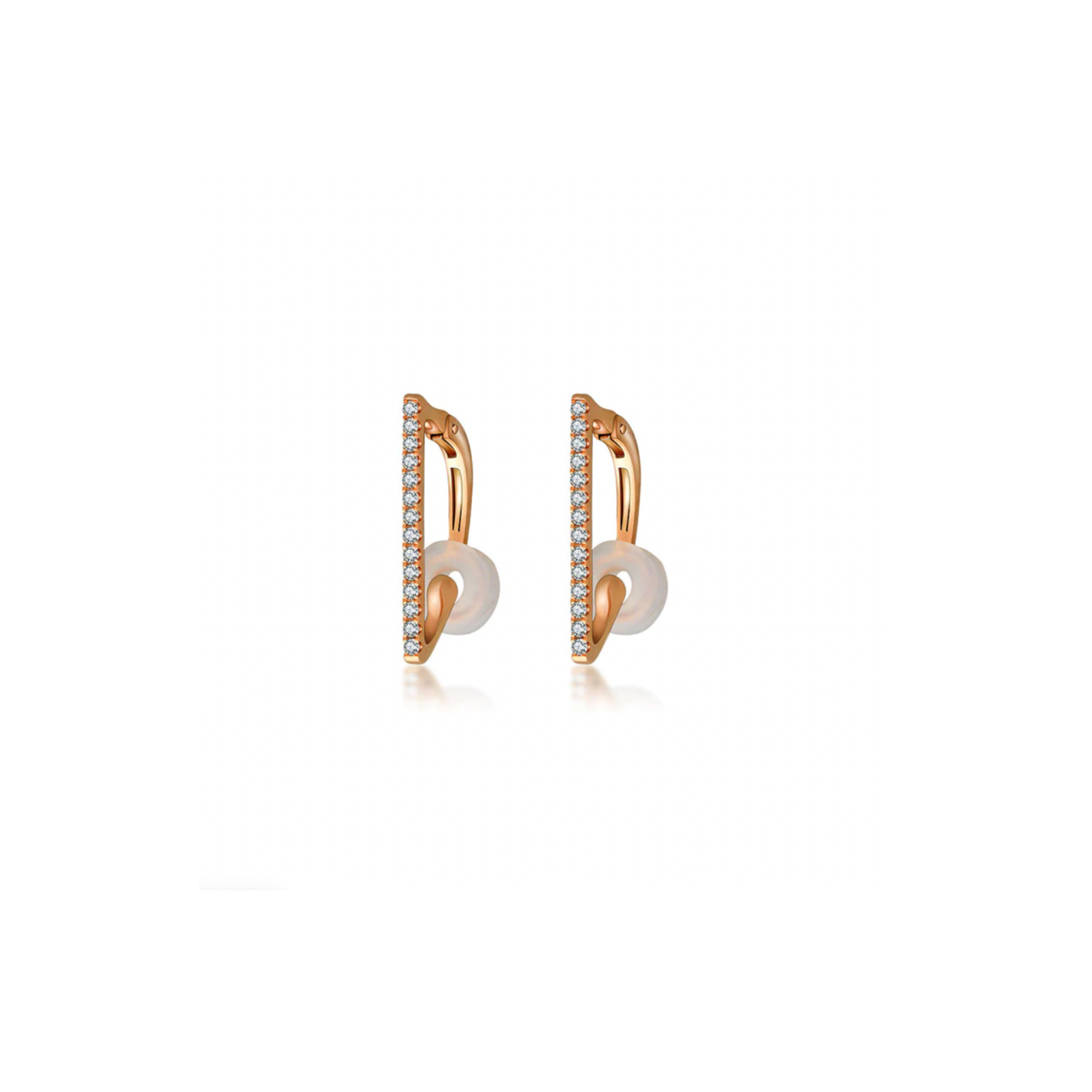 EARCUFF】耳骨夾｜Pretty Little Thing Dropping Diamond Ear Cuff 18K