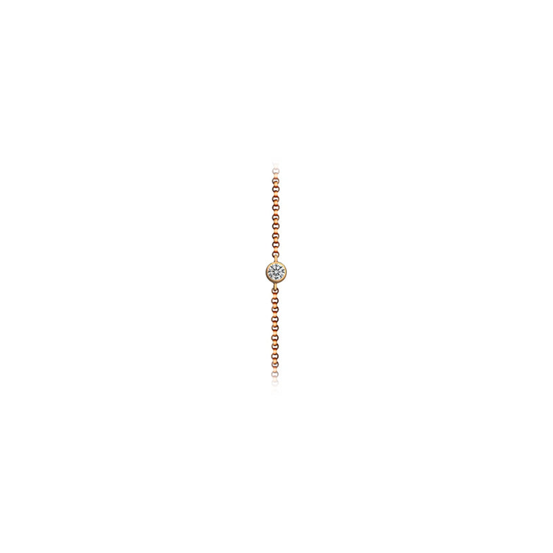 【TO ME, FROM ME.】 Diamond Bracelet 18K Gold April Birthstone