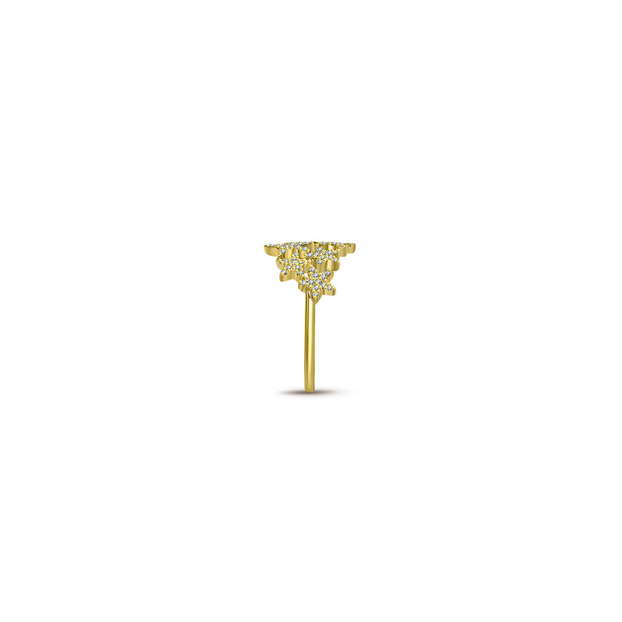 ·【NEW YORK SKYLINE 52】Starry Diamond Ring 14K Gold