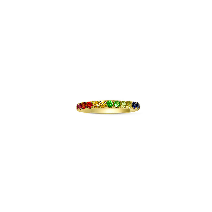 ・【Rainbow 52】Get Closer Colour Sapphire  Ring 14K Gold