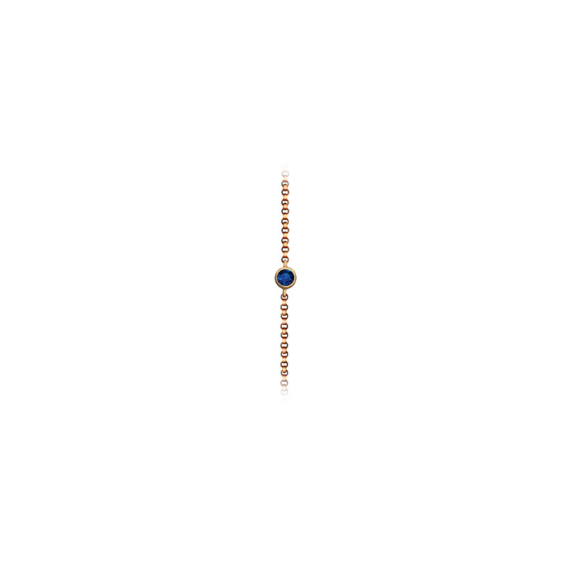 【TO ME, FROM ME.】Sapphire Bracelet 18K Gold Sep. Birthstone