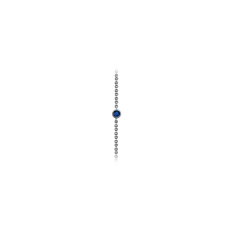 【TO ME, FROM ME.】Sapphire Bracelet 18K Gold Sep. Birthstone